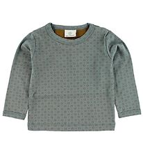 En Fant Blouse - Steel Blue w. Stars