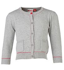 LEGO Duplo Cardigan - Strick - Grau m. Lochmuster