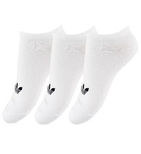 adidas Originals Ankle Socks - Trefoil - 3-Pack - White w. Logo
