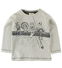 En Fant Blouse - Ivory w. Animals