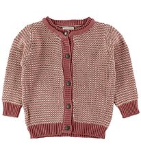 En Fant Cardigan - Knitted - Pink/Ivory