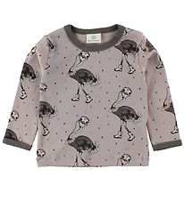 En Fant Blouse - Lavender w. Ostriches