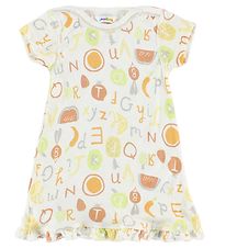 Joha Robe - Bambou - Blanc av. Fruits/Lettre