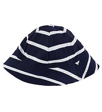 Petit Crabe Badekappe - UV50+ - Navy/weiß gestreift