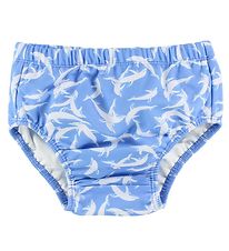 Petit Crabe Swim Diaper - UV50+ - Light Blue w. Dolphins