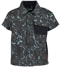 Hummel Shirt - UV50+ - HMLSaxo - Charcoal/Light Blue