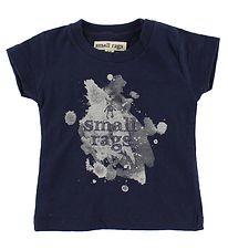 Small Rags T-shirt - Navy w. Print