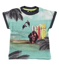 Me Too T-shirt - Charcoal w. Monkey/Surfboards