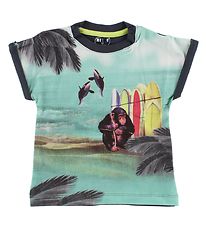 Me Too T-Shirt - Gris Charbon av. Singe/Surfboards