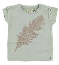 Small Rags T-Shirt - Menthe av. Plume