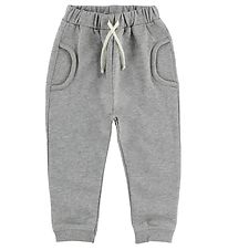 Minipop Trousers - Grey Melange