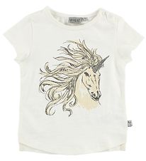 Wheat T-Shirt - Ivory m. Eenhoorn