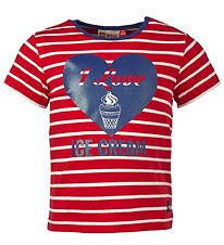 LEGO Duplo T-Shirt - Rood/Wit Gestreept m. Hart