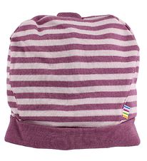 Joha Hat - Wool/Polyamide - Pink/Plum Striped