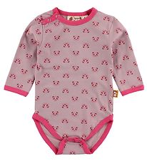 ANIMAUX Justaucorps m/l - Rose Clair av. Pandas