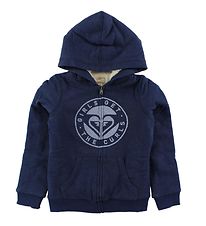 Roxy Cardigan m. Capuchon - Memorize - Navy Gevlekt m. Logo