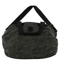 Petit Town Sofie Schnoor Changing Bag - Dark Grey w. Leaves