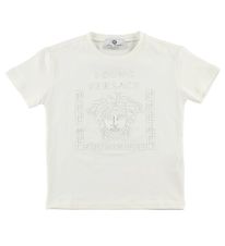 Young Versace T-Shirt - Blanc av. pais Imprim