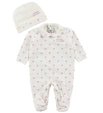 Young Versace Gift Box - Jumpsuit/Beanie - Ivory/Lavender