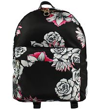 Young Versace Backpack - Black w. Flowers