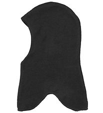 Racing Kids Balaclava - Wool/Cotton - Double Layer - Black