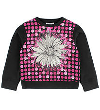 Young Versace Sweat-shirt - Noir av. Rose/Mduse