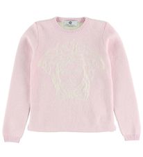 Young Versace Pullover - Strick - Rosa m. Logo