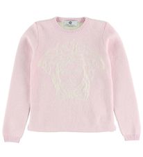 Young Versace Blouse - Tricot - Rose av. Logo