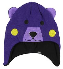 Color Kids Bonnet - Tricot - Konja - Violet Ours