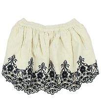 Noa Noa miniature Skirt - Ivory w. Flowers