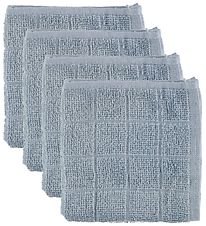 Pippi Baby Washcloths - 4-Pack - Light Blue