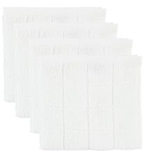 Pippi Baby Washcloths - 4-Pack - White