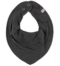 Pippi Teething Bib - Pointy - Charcoal Melange