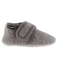 CeLaVi Slippers - Wool - Light Grey Melange