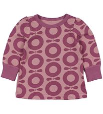 Katvig Classics Pullover - Pink m. Lila Äpfeln