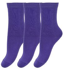 Melton Socks - 3-Pack - Dark Purple