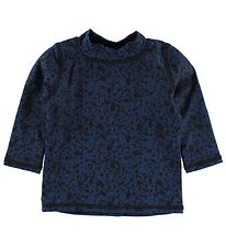 Soft Gallery Swim Top L/S - UV50+ - Astin - Navy w. Dots