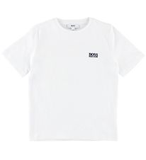 BOSS T-paita - Valkoinen, Logo