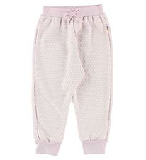 Joha Trousers - Knitted - Rose/Ivory Pattern
