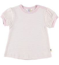 Joha T-Shirt - Rosa/Elfenbein Streifen