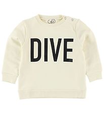 Gro Sweatshirt - Venus - Elfenbein m. Dive