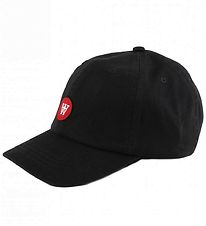 Wood Wood Kids Cap - Black w. Logo