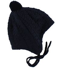 Reima Muts - Wol/Katoen - Lintu - Navy m. Pom-Pom