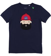 Freds World T-shirt - Marinbl m. Brandman