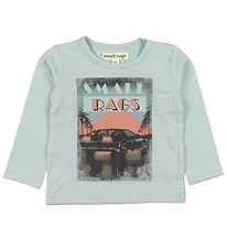 Small Rags -Pullover - Hellblau m. Print