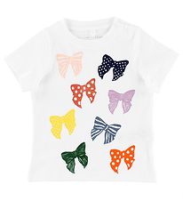 Stella McCartney Kids T-shirt - Vit m. Rosetter