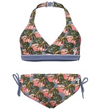 Hummel Bikini - UV50+ - HMLCalico - Blauw m. Print