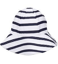 Petit Crabe Swim Hat - Frey - UV50 - White/Navy Striped