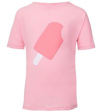 Petit Crabe Swim Top S/S - Luna - UV50+ - Rose