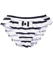 Petit Crabe Bikinislips - Zoe - UV50+ - Wit/Navy Gestreept